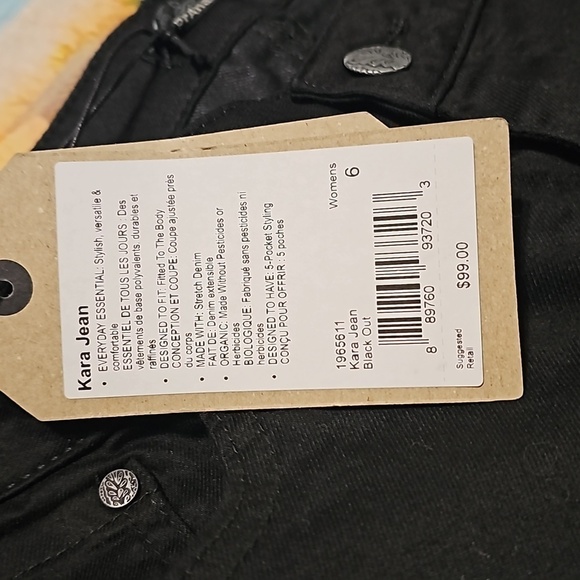 Prana‎ Kara Jean Blackout Skinny Jeans Size 6 NWT - Picture 3 of 7